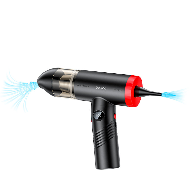 YESIDO VC06 Car Home Handheld Vacuum Cleaner Blow / Suction / Inflation Function Wireless Vacuum Cleaner YESIDO VC06 Car Home Handheld Vacuum Cleaner Blow / Suction / Inflation Function Wireless Vacuum Cleaner